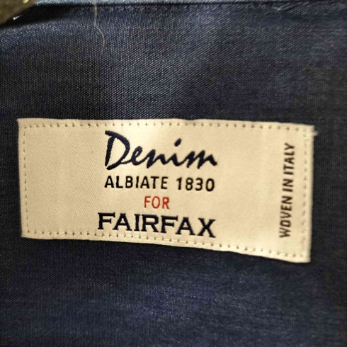 フェアファクス FAIRFAX DENIM ALBIAATE 1830 比翼 L/Sデニムシャツ メンズ 16 1/2 42