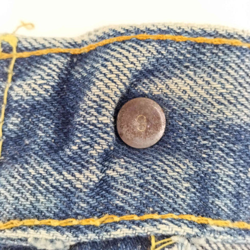 リーバイス Levis 70s 66 前期 517 ボタン裏8 オレンジタブ BIGE 42talon ブーツカット デニムパンツ メンズ