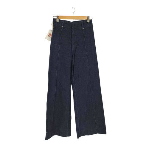 ザラ ZARA WIDE-LEG HIGH-WAIST JEANS ワイドレックジーンズ レディース EUR:36