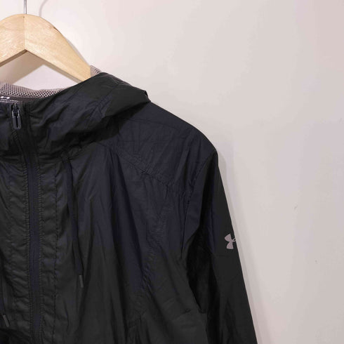 アンダーアーマー UNDER ARMOUR ハーフジップ プルオーバー ナイロンジャケット レディース import:L