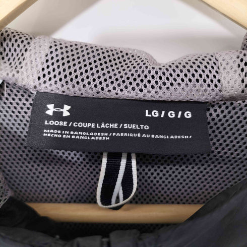 アンダーアーマー UNDER ARMOUR ハーフジップ プルオーバー ナイロンジャケット レディース import:L