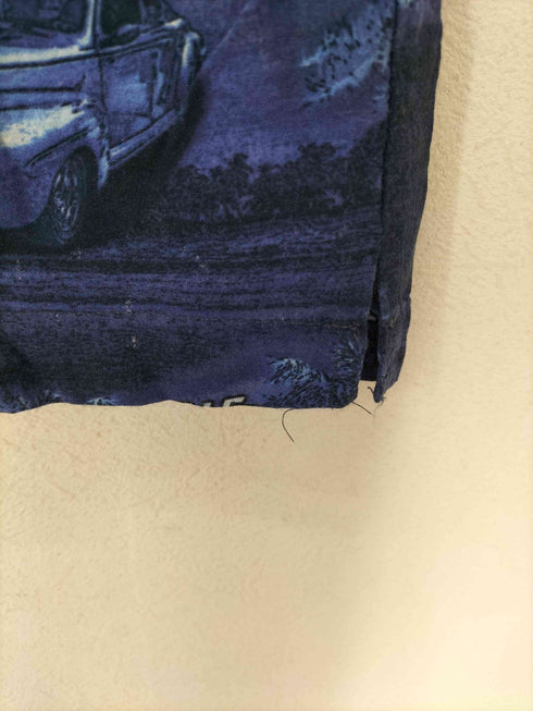 ジョージ GEORGE レーヨン開襟アロハシャツ メンズ L