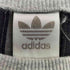 アディダス adidas 80s デサント製 ストライプ ロゴワッペン クルーネックスウェット メンズ M-L