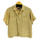 ラルフローレン RALPH LAUREN ダブルポケット シルク100 開襟 S/S シャツ レディース US:12