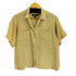 ラルフローレン RALPH LAUREN ダブルポケット シルク100 開襟 S/S シャツ レディース US:12