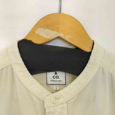 JAMES&co STANDARD SHIRT Band Collar Corduroy Dress バンドカラー コーデュロイ ワンピース レディース JPN:1