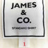 JAMES&co STANDARD SHIRT Band Collar Corduroy Dress バンドカラー コーデュロイ ワンピース レディース JPN:1