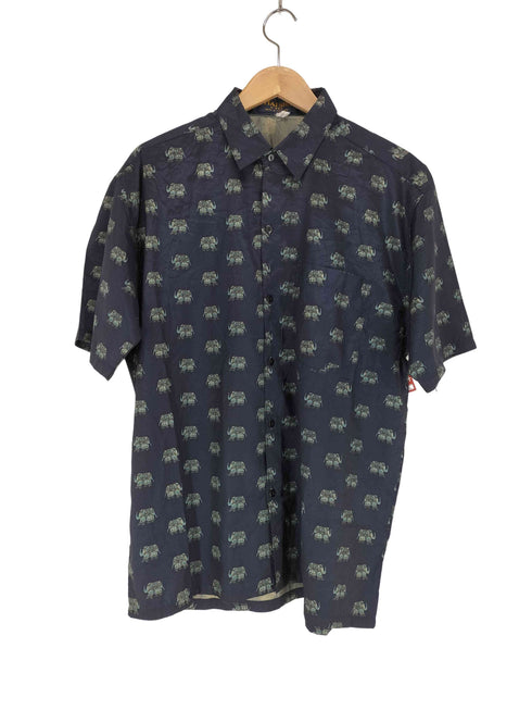 THAI SILK ボックスシルエットシルクシャツ メンズ