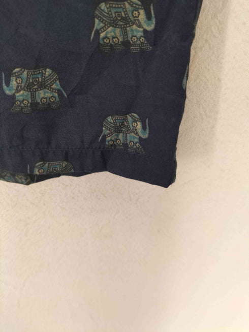 THAI SILK ボックスシルエットシルクシャツ メンズ