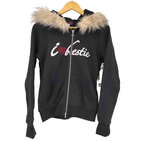 ナインティナインティ 9090 I Love bestie Far Zip Hoodie レディース JPN:M