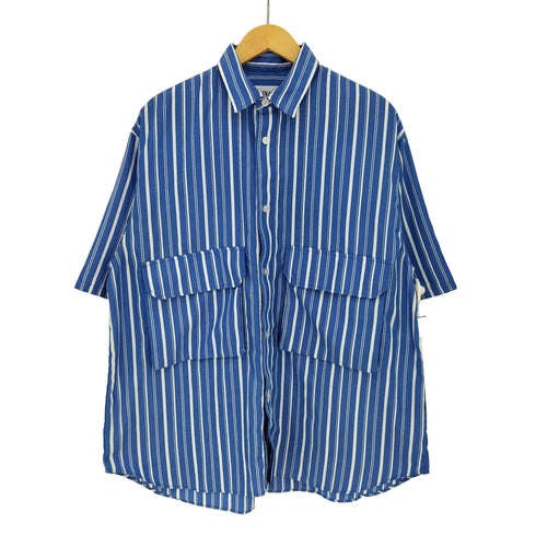 WETTEMPT BIG POCKET STRIPE SHIRT メンズ JPN:M