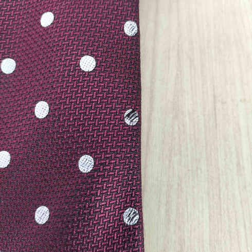 バーバリーブラックレーベル BURBERRY BLACK LABEL ホース刺繍ロゴ ドットネクタイ メンズ