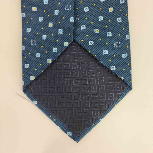 ジバンシィ GIVENCHY 総柄 シルクネクタイ メンズ