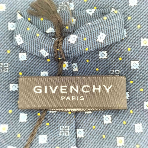 ジバンシィ GIVENCHY 総柄 シルクネクタイ メンズ