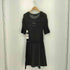 ザラ ZARA クロシェニットワンピース レディース import:L