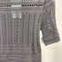 ザラ ZARA クロシェニットワンピース レディース import:L