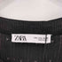 ザラ ZARA クロシェニットワンピース レディース import:L