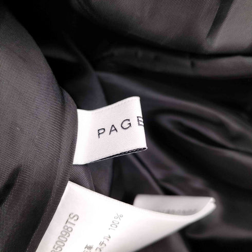 ページボーイ PAGEBOY ピッタハイウエストフェイクレザースカート レディース FREE