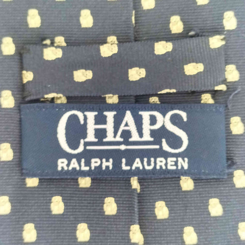 チャップスラルフローレン CHAPS RALPH LAUREN 刺繍デザイン ネクタイ メンズ