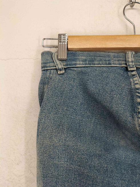 サイドスキッパーデザインフレアデニムパンツ Y2K レディース
