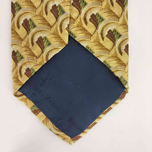 エルメネジルドゼニア Ermenegildo Zegna 総柄 シルクネクタイ メンズ