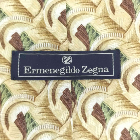 エルメネジルドゼニア Ermenegildo Zegna 総柄 シルクネクタイ メンズ