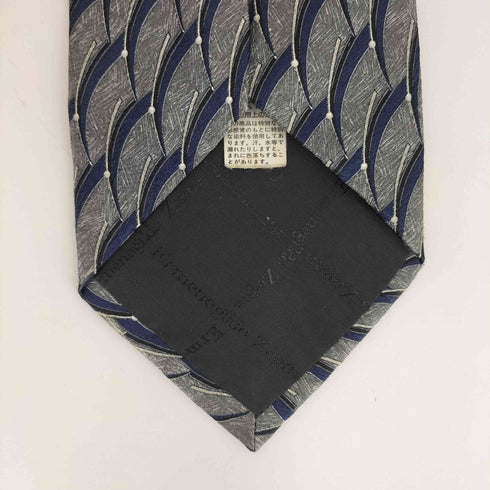 エルメネジルドゼニア Ermenegildo Zegna 総柄 シルクネクタイ メンズ