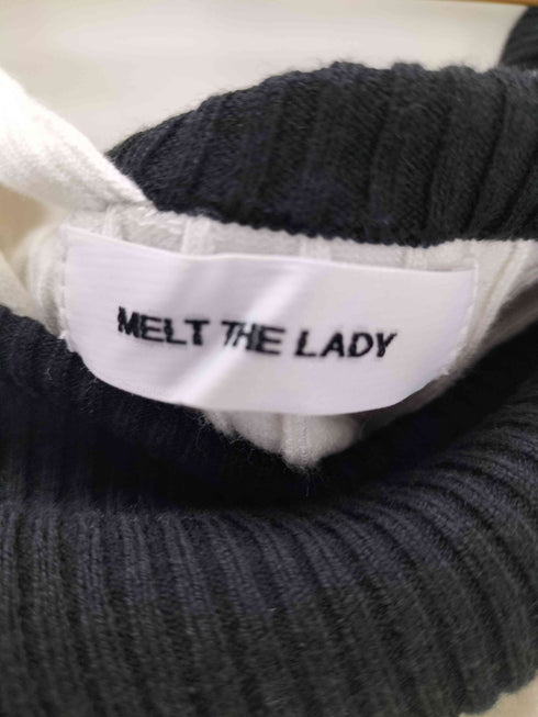 メルトザレディ Melt the lady バイカラーニットトップス レディース FREE