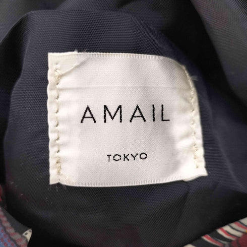 アマイル AMAIL 三角 総柄 トートバッグ レディース