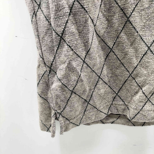 クラフトアンドバロー Croft&Barrow アーガイル柄 コットン ポリ L/S ポロ シャツ ビッグサイズ メンズ import:XXL