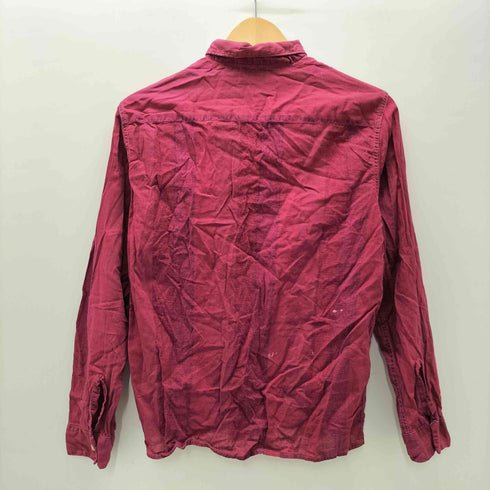 KOLE SPORT 総柄 ストライプ ボタンダウン シアー L/S シャツ メンズ import:S