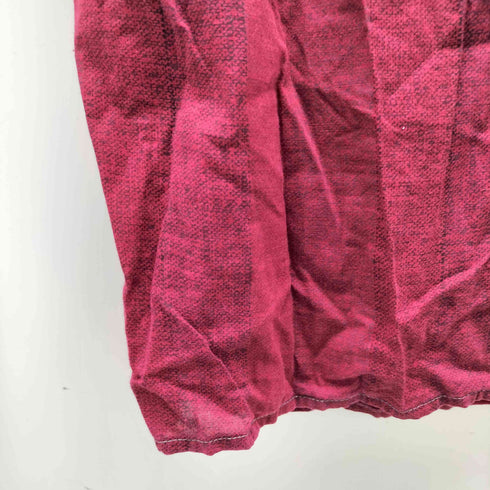 KOLE SPORT 総柄 ストライプ ボタンダウン シアー L/S シャツ メンズ import:S