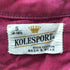 KOLE SPORT 総柄 ストライプ ボタンダウン シアー L/S シャツ メンズ import:S