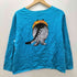クレイジーシャツ CRAZY SHIRTS クリバンキャット Hawaii 両面 プリント ボートネック L/S Tシャツ レディース import:M