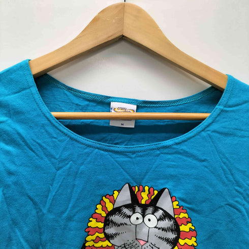 クレイジーシャツ CRAZY SHIRTS クリバンキャット Hawaii 両面 プリント ボートネック L/S Tシャツ レディース import:M