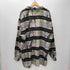 プラティナムフブ platinum fubu 00S FAT ALBERT LONG SLEEVE SHIRTS 総柄 開襟 オープンカラー ポリ シャツ ビッグサイズ メンズ XXXL