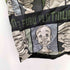 プラティナムフブ platinum fubu 00S FAT ALBERT LONG SLEEVE SHIRTS 総柄 開襟 オープンカラー ポリ シャツ ビッグサイズ メンズ XXXL