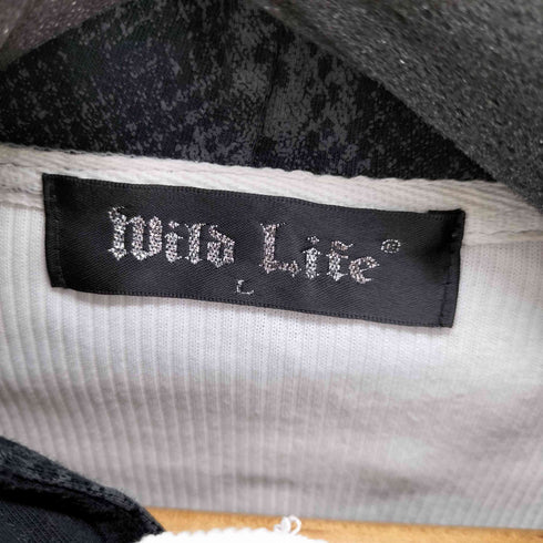 y2k wild life layered Hoodie メンズ JPN:L