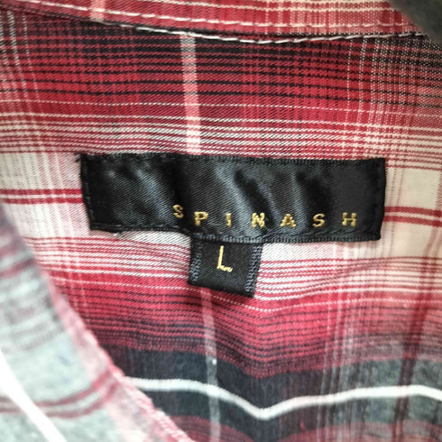 y2k Spinash L/S チェックシャツ メンズ JPN:L