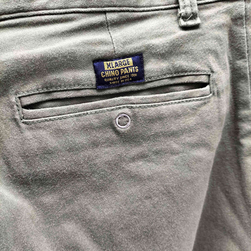 エクストララージ XLARGE FINE CLOTHING SPECIAL STRETCH USA製 コットン ポリ ワーク ショート パンツ ショーツ メンズ 32