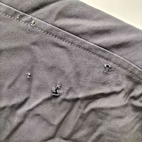 インアンドヤン yin & yang 90S リブ ポケット ギャバジンウール ノーカラー ジップ ジャケット メンズ JPN:M