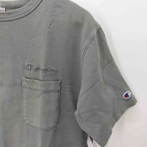 チャンピオン Champion コットンロゴ刺繍Tシャツ メンズ JPN:M