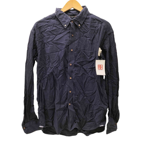フォーティファイブアールピーエム 45rpm umii908 Colored cotton products 織りライン ボタンダウン L/S シャツ メンズ JPN:5