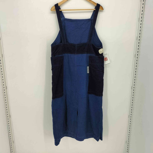 イッセイミヤケハイスポーティングギア ISSEY MIYAKE HAI SPORTING GEAR INDIGO BLUE コーデュロイ スカート サロペット レディース