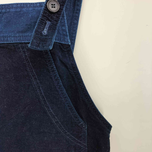 イッセイミヤケハイスポーティングギア ISSEY MIYAKE HAI SPORTING GEAR INDIGO BLUE コーデュロイ スカート サロペット レディース