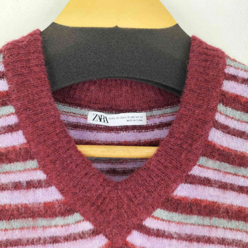 ザラ ZARA ジオメトリック ニットベスト レディース L-XL