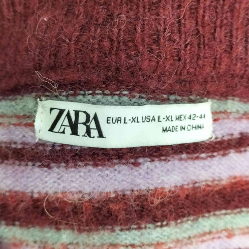 ザラ ZARA ジオメトリック ニットベスト レディース L-XL