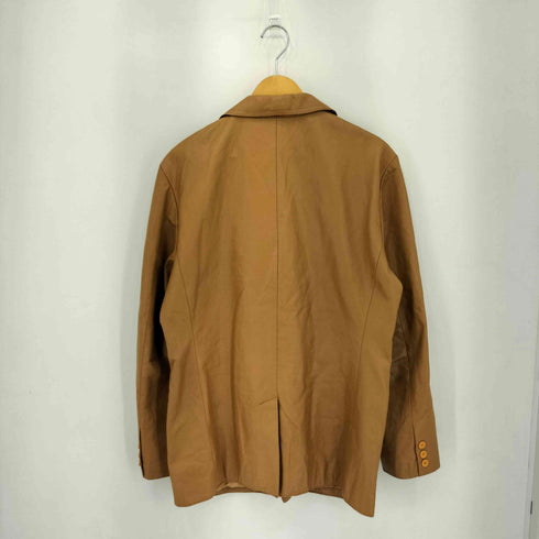 ALBO QUATTRO COW SKIN カウレザー 2B シングルテーラードジャケット メンズ 48