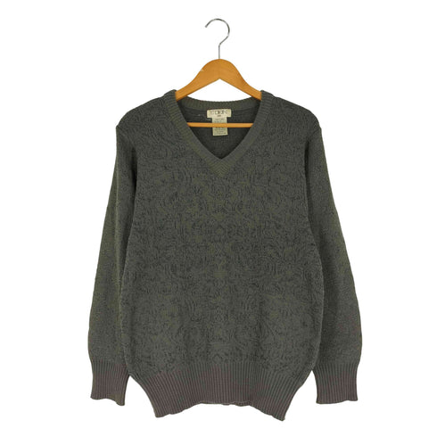 ITOKIN ラメ エンボス Vネックニット レディース JPN:S