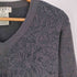 ITOKIN ラメ エンボス Vネックニット レディース JPN:S